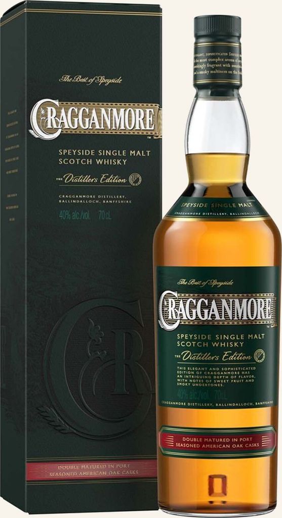 Cragganmore Distillers Edition Single Malt Scotch Whisky, Flasche, Alkohol, 40 %, 700 ml, 778145