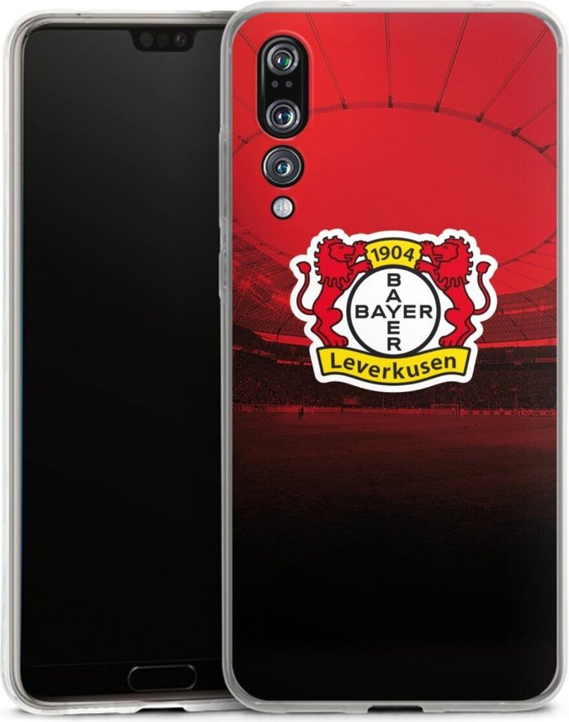 DeinDesign Handyhülle für Huawei P20 Pro Silikon Hülle Case Smartphone Schutzhülle Bayer 04 Leverkusen Offizielles Lizenzprodukt Stadion