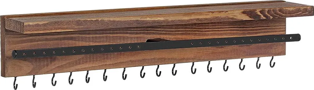 Étagère murale pour bijoux spéciale colliers longs et sautoirs XL