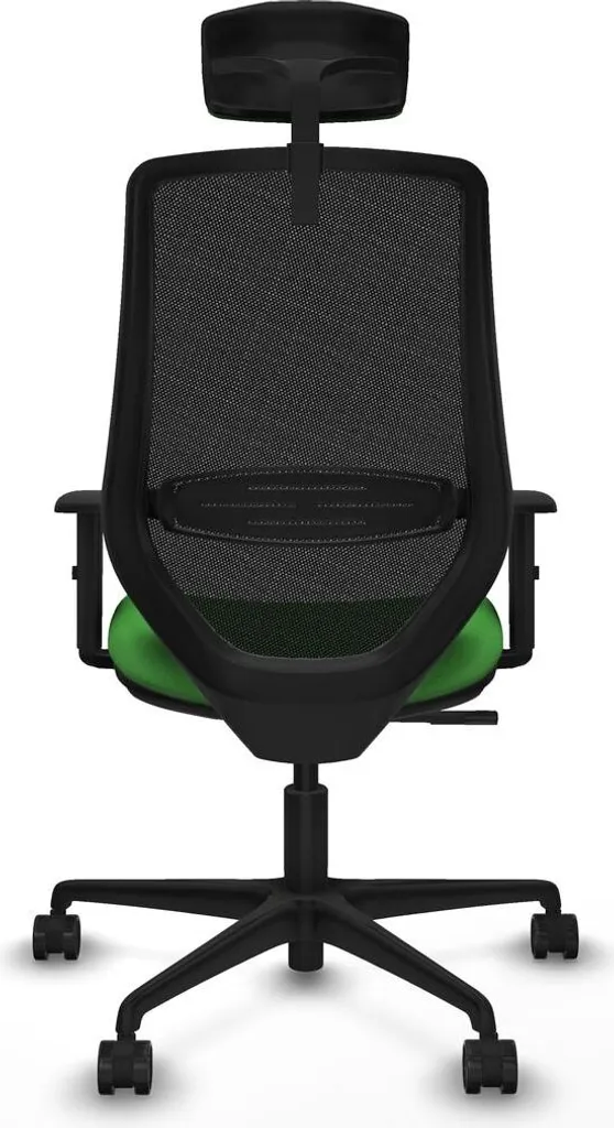 Chaise de bureau pour ordinateur verte D036N2W confortable et réglable