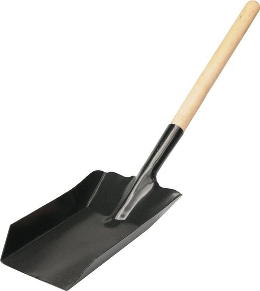 Pala per carbone, paletta 190 x 110 mm - con manico in Immagine del prodotto 