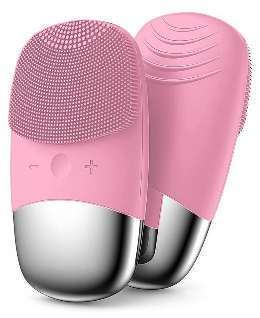 Elektrische Gesichtsreinigungsbürste–USB Wiederaufladbarer Silikon-Sonic Facial Scrubber, IPX7 Wasserdicht, 3-in-1 Tiefenreinigung, Mitesser Ent...