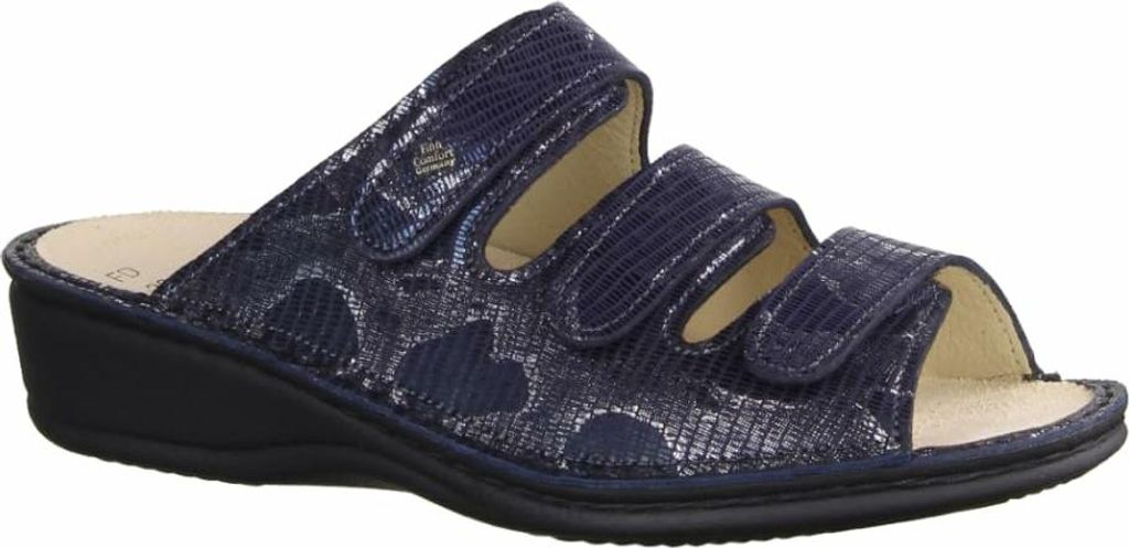 Finn Comfort Komfort Pantoletten Damen 31383930343132 Blau 42 EU