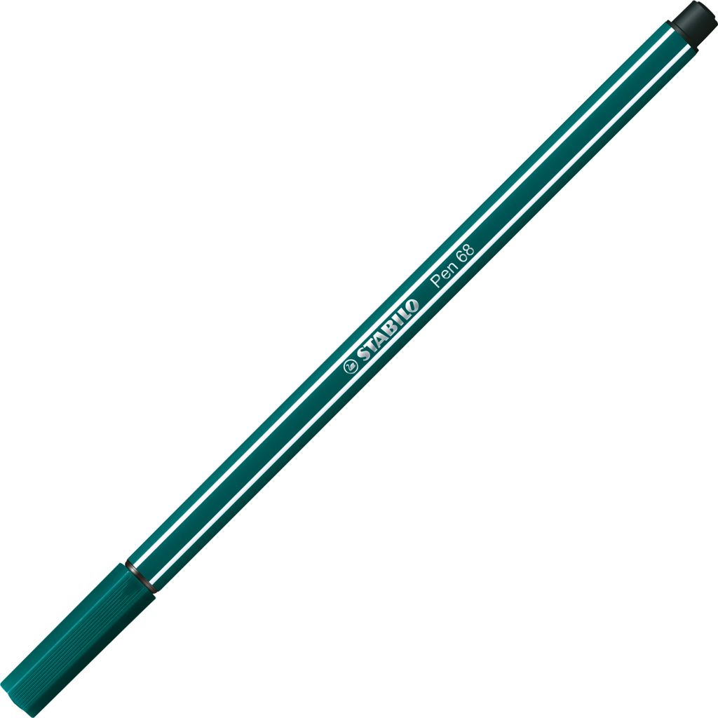 Premium-Filzstift - STABILO Pen 68 - Einzelstift - blaugrün