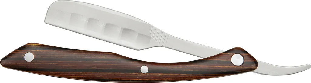 Rasoir droit Shavette de précision KAI Captain Razor manche bois