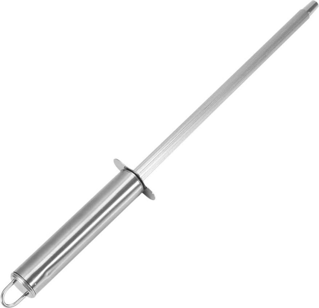 Ovaler Messerschärfer, Schleifstein, professioneller Stahlschärfer mit Anti-Rutsch-Halter