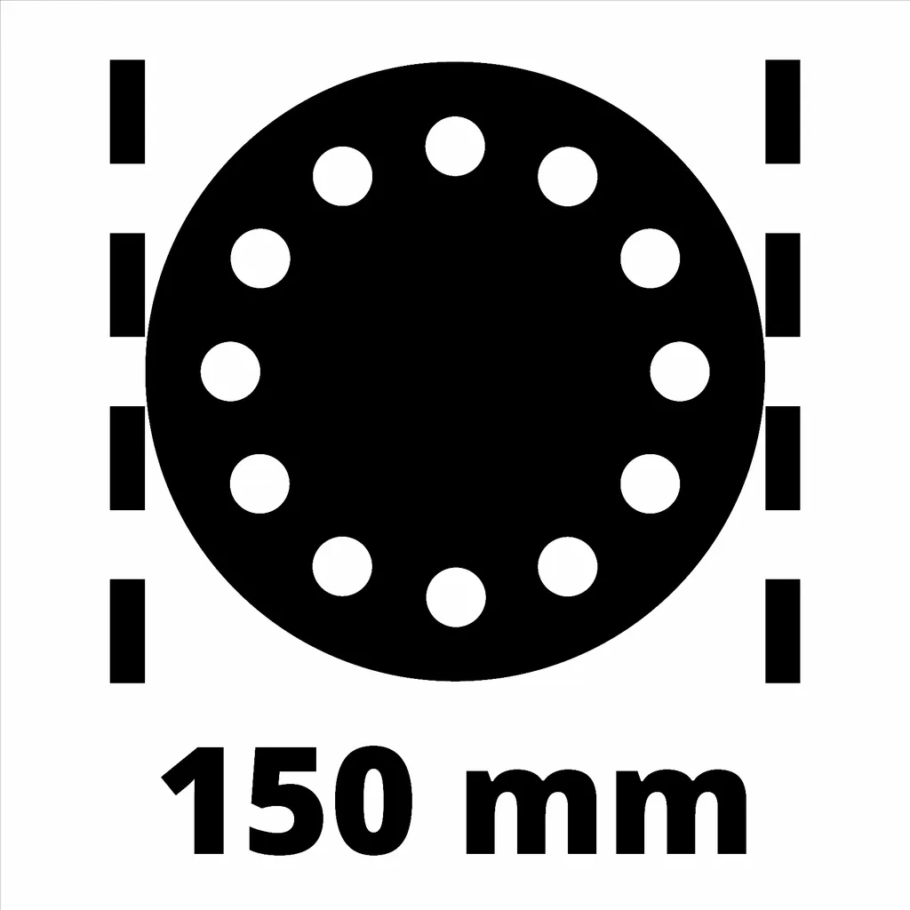 Ponceuse excentrique à air comprimé Einhell TC-PE 150 pour ponçage fin - 15