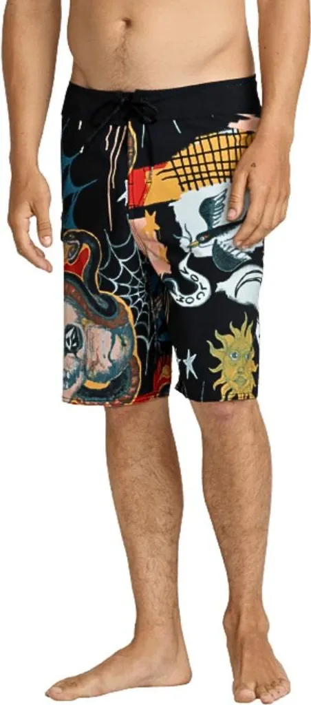 Short Surf Volcom Mod 20 Noir 36 : Pour le Surf, la Plage et la Natation