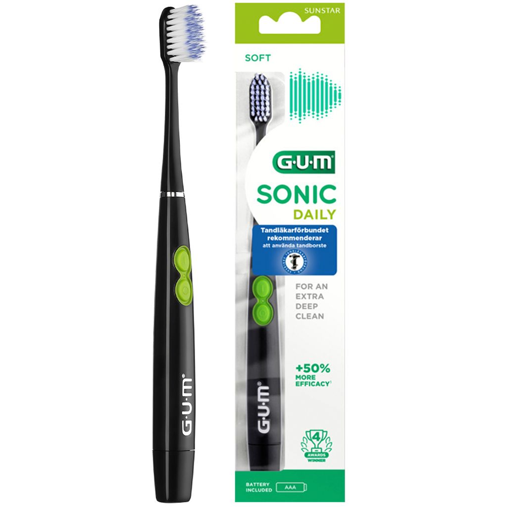 Sonická zubná kefka GUM SONIC DAILY (BLACK) Obrázok produktu 