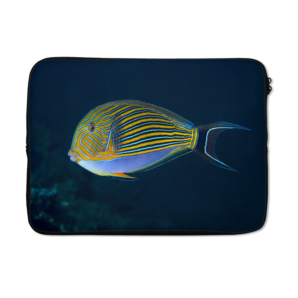 MuchoWow Laptop Hülle 14 ZollFisch - Indonesien - Wasser Laptoptasche - Laptoptasche - Stoßsicher - Schutzhaube