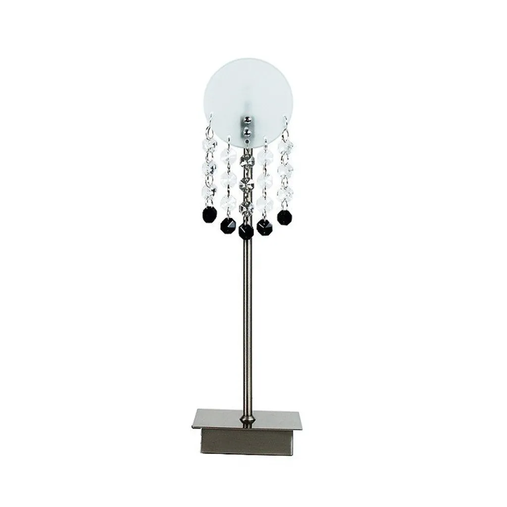Petite lampe LUXOR chrome cristal : gagnez de la place avec style