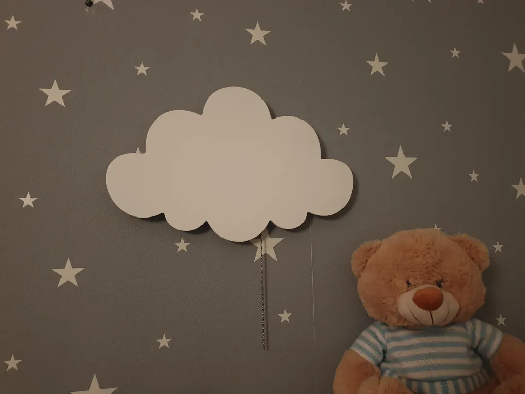 Veilleuse Cloud2 LED à piles - Éclairage doux et autonomie prolongée