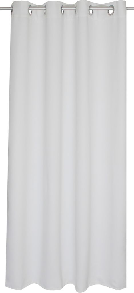 Verdunkelungsvorhang Ösen 140 x 175 cm Weiß Vorhang blickdicht Gardine abdunkelnd wärmeisolierend