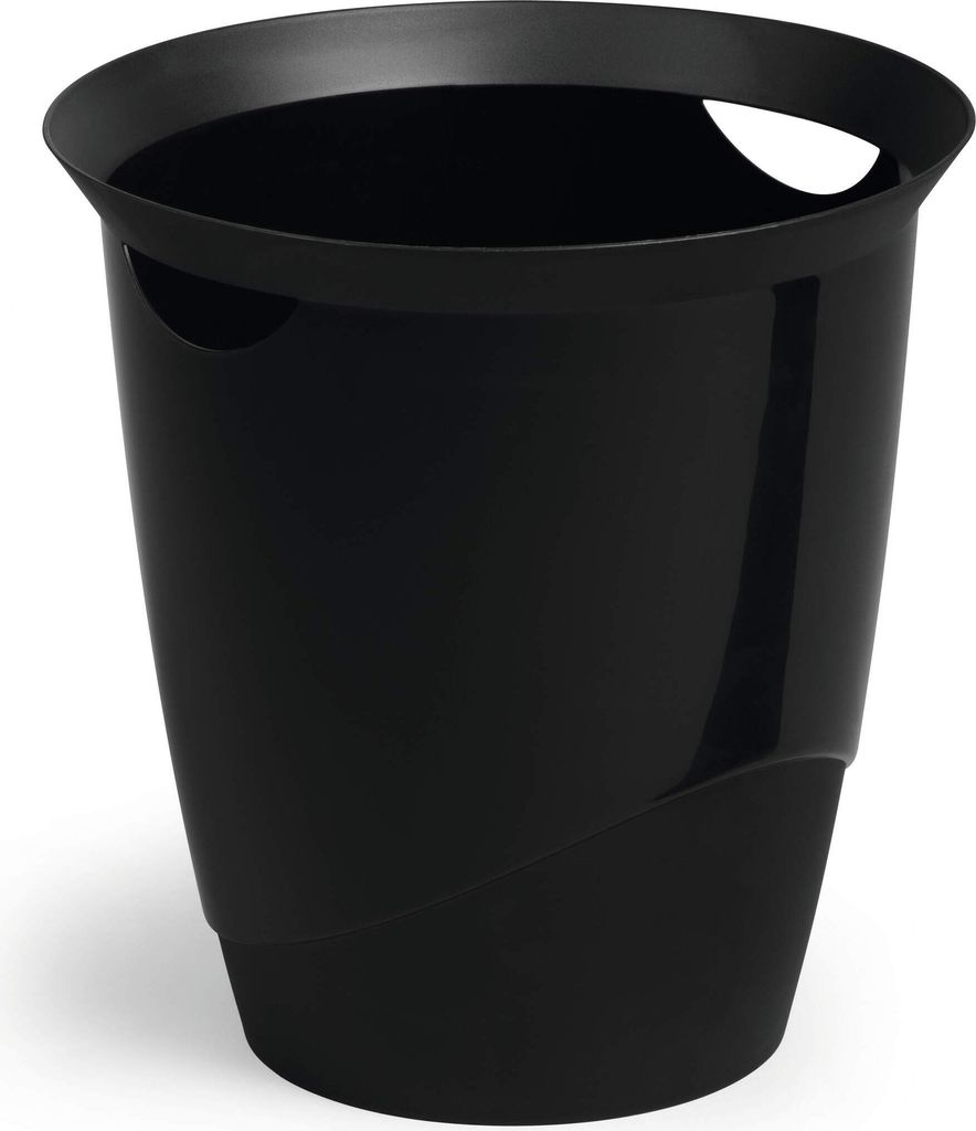 DURABLE Papierkorb TREND 16L rund, 1701710060 schwarz