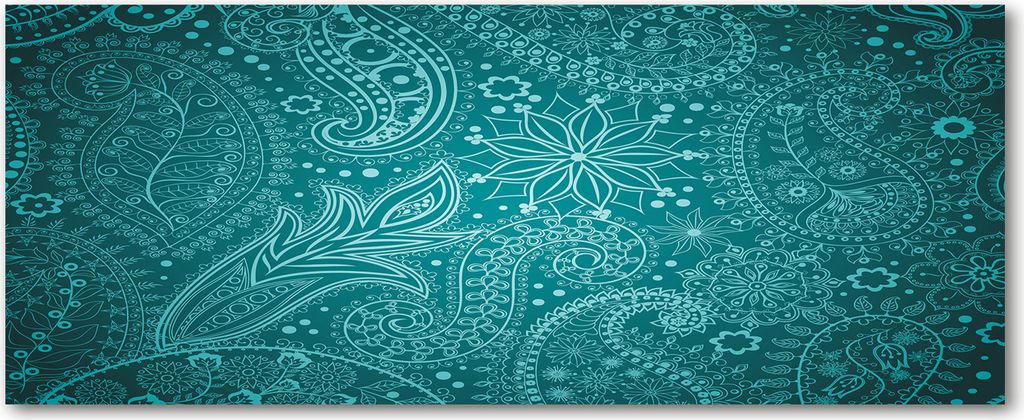 Tulup Glas-Bild Wandbild aus Glas - 125x50 - Wandkunst - Wandbild hinter gehärtetem Sicherheitsglas - Dekorative Wand für Küche & Wohnzimmer -...
