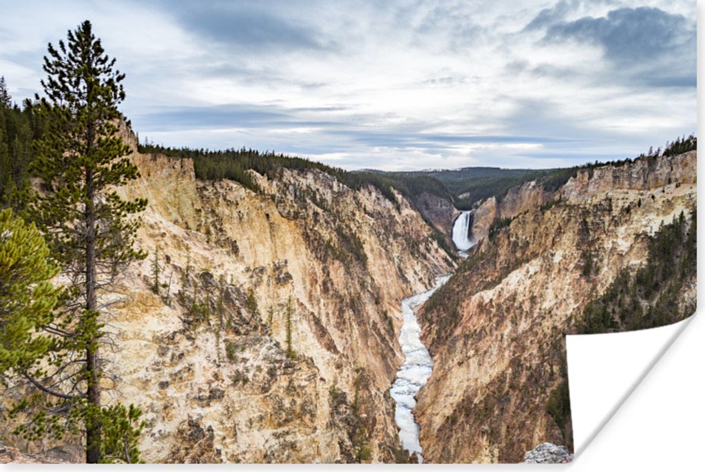 MuchoWow Poster Yellowstone Vereinigte Staaten 30x20 cm - Plakate - Print