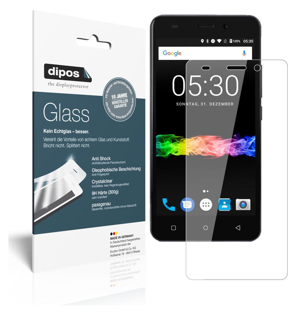 2x Schutzfolie für Swisstone SD 530 - Anti-Shock 9H Folie dipos Glass