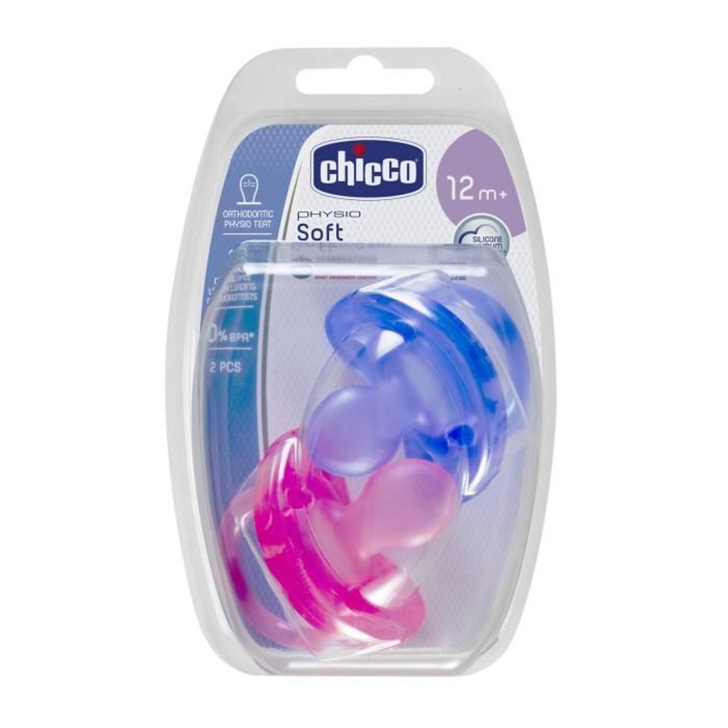Chicco 00002734110000 Physio SOFT 12M+ Silikon-Schnuller, Produktbild 