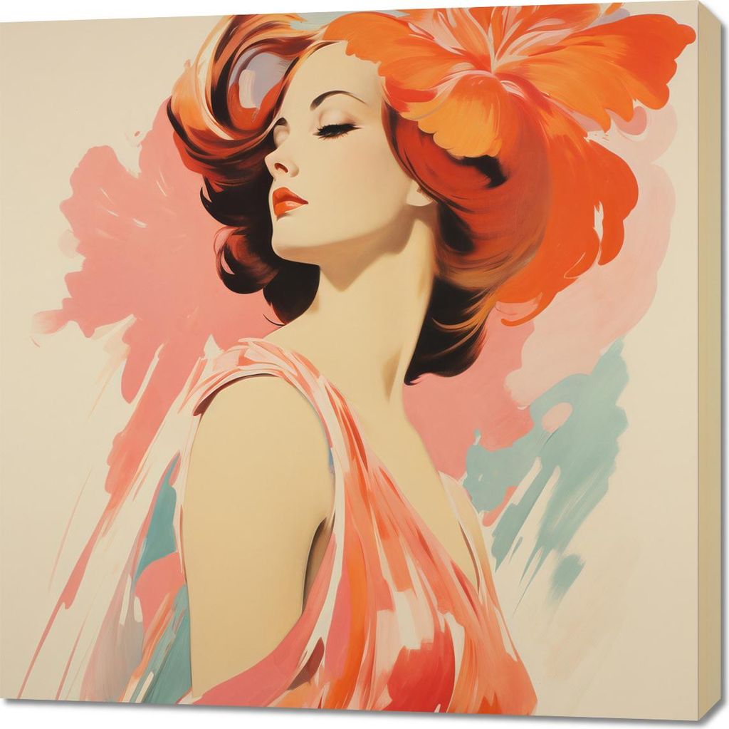 Bild 90x90cm Blumige Melodie