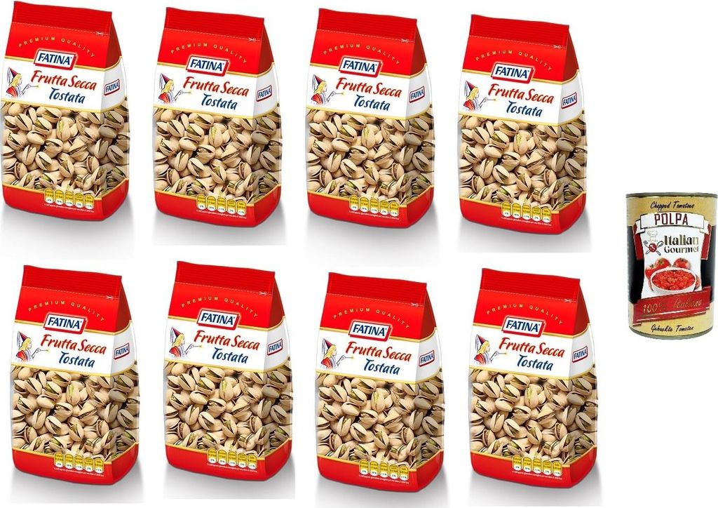 8x Fatina Geröstete Pistazien 200 Gr + Italian Gourmet polpa 400g