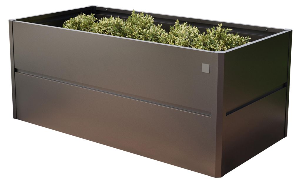 PRIMEYARD 200 x 100 x 77 cm Hochbeet Theo, Stahl, Produktbild 