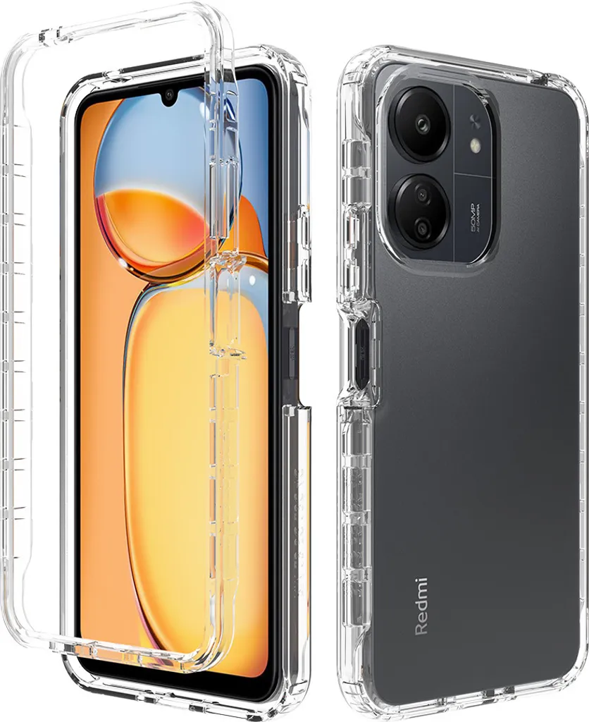 Cover Redmi 13C e Poco C65 | Custodia Trasparente Antiurto Hybrid TPU