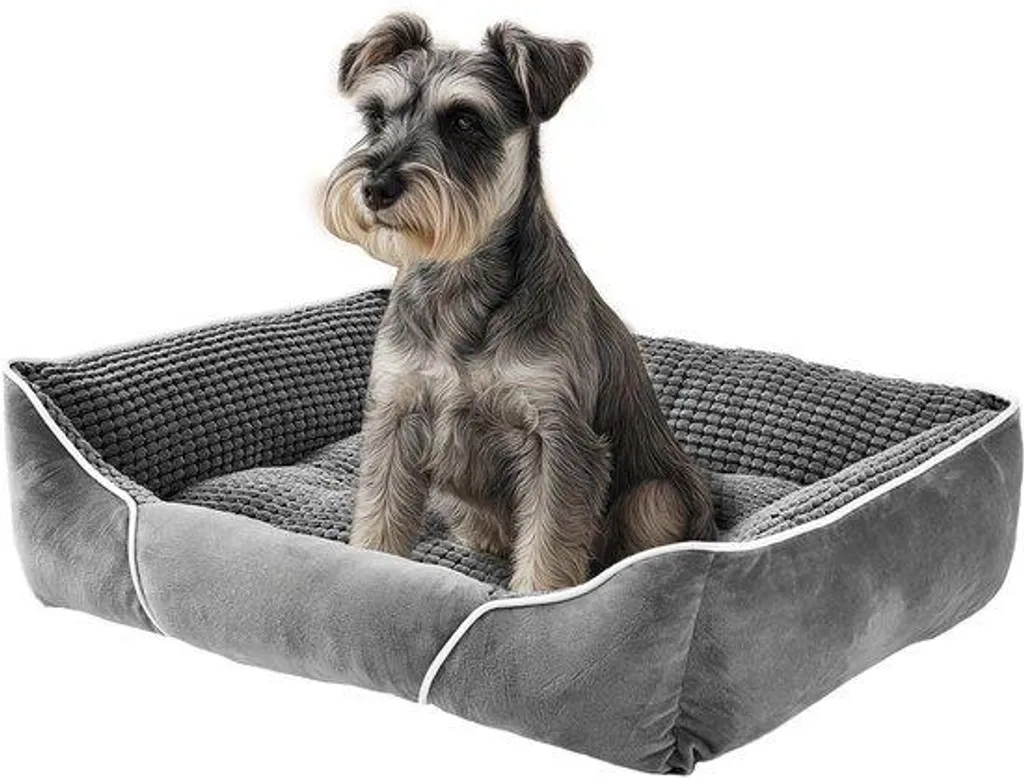 Panier pour chien déhoussable et lavable avec fond antidérapant