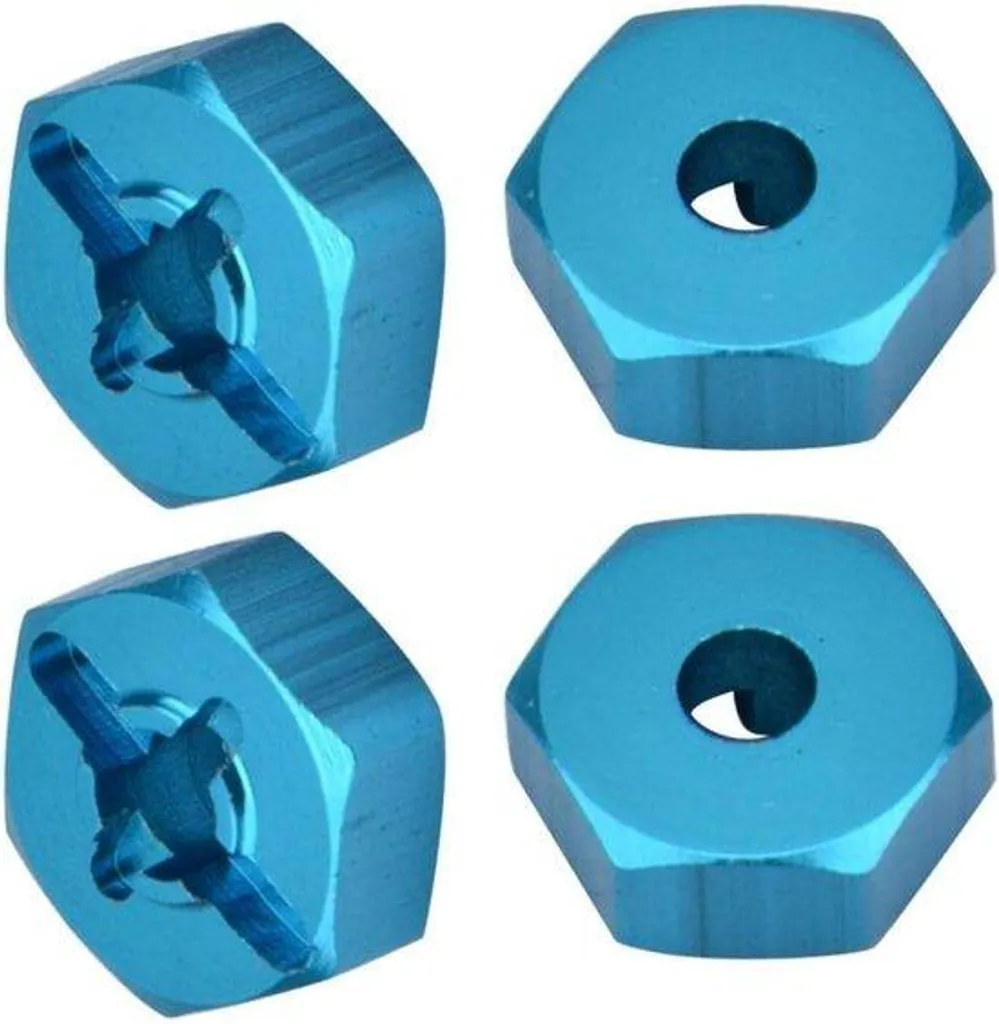 Adaptateur hexagonal RC 7mm vers 12mm - Haute résistance et pose facile