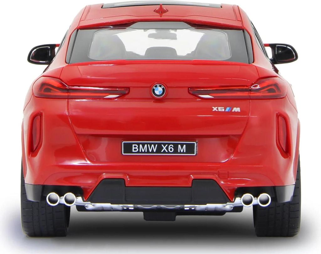 RC Auto Met Detailgetrouw Interieur JAMARA BMW X6 M RC Auto – 1:14 Schaal, 2.4 GHz, Met LED Verlichting, Transparante Ruit JAMARA Modelauto Snelheid 11 Km/u