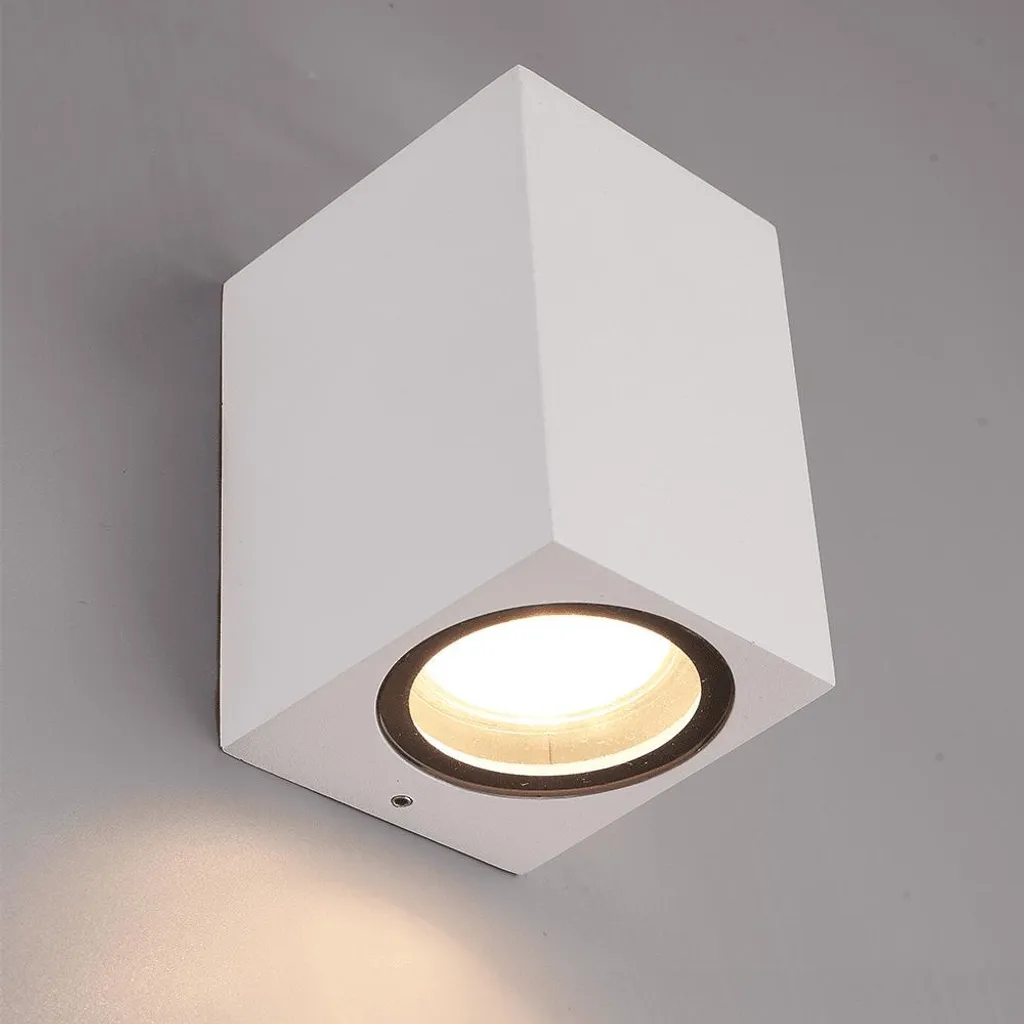 Applique LED 4W variable IP65 étanche pour façade et jardin blanc - 5