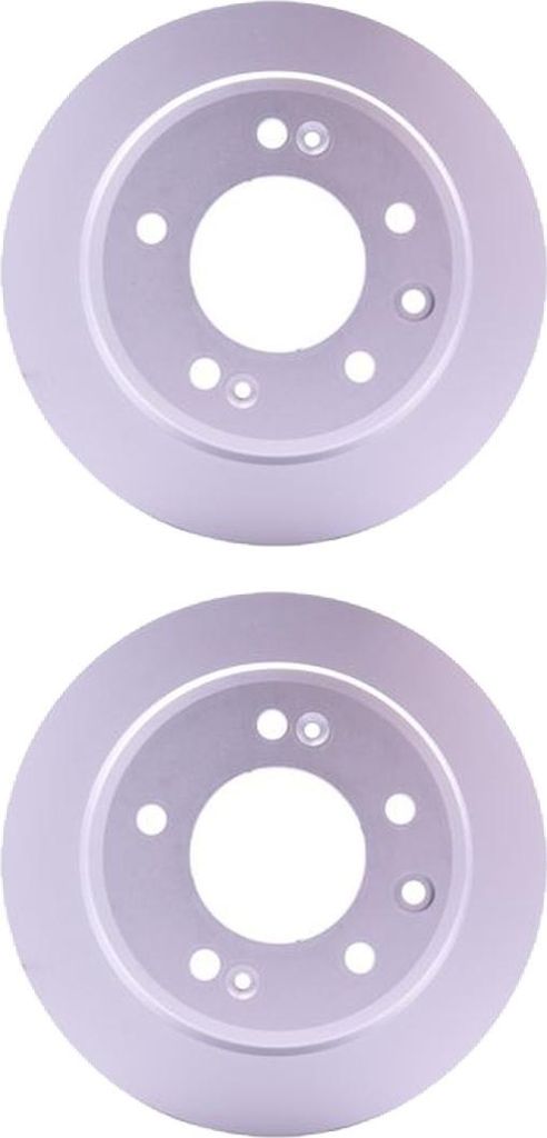 2 Bremsscheiben voll Ø 76 mm 10 mm HELLA passend für u.a. KIA CEED