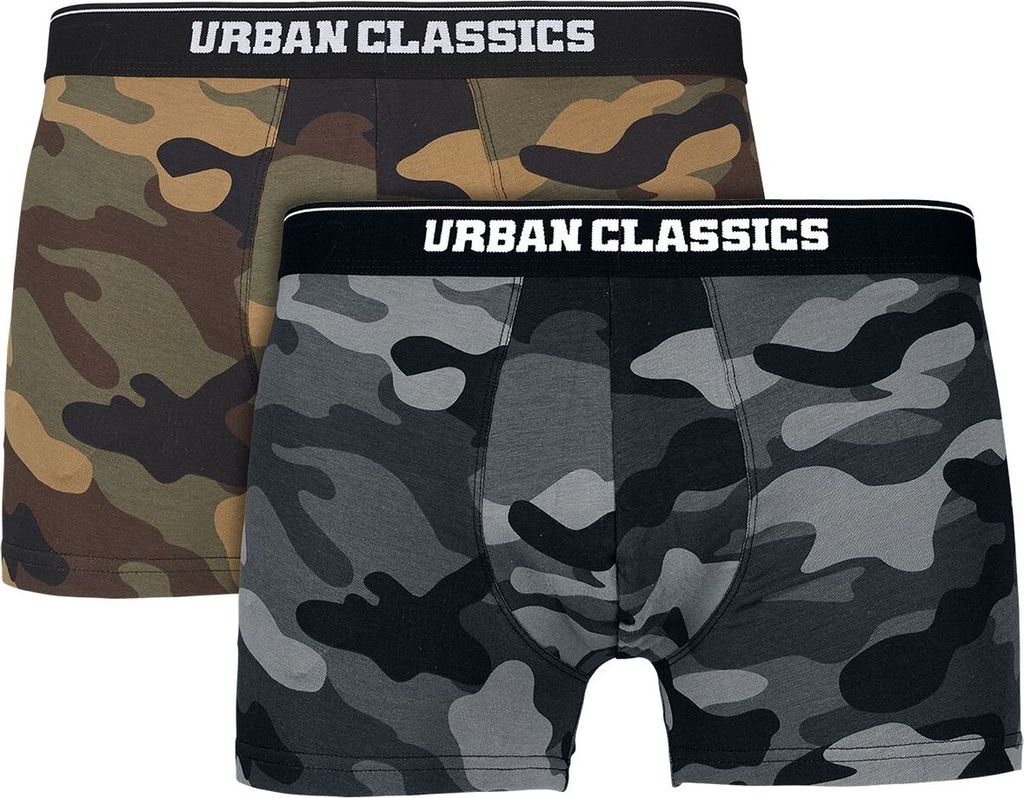Urban Classics Boxershort-Set Herren 2-Pack Camo Boxer Produktbild 