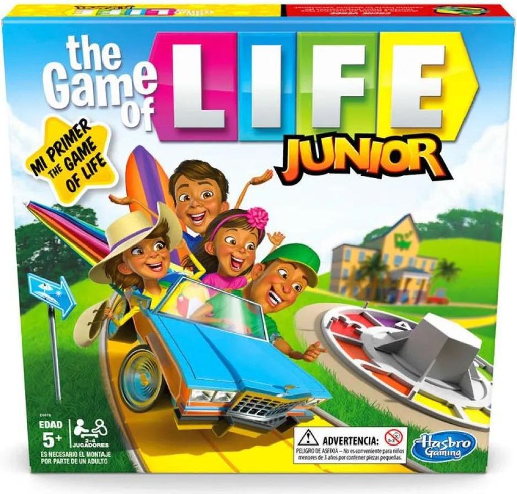 Hasbro Das Spiel Des Lebens Junior Brettspiel Spanisch Mehrfarbig Mehrfarbig One Size