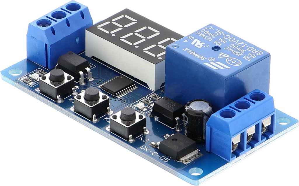 Multifunktionales Zeitrelais - Programmierbar - 12V - DK-C-01