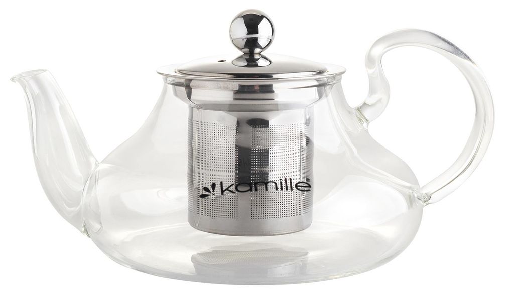 600 ml Glas Teekanne Teekessel Siebfilter Teemaker Teebereiter Glaskanne Teesieb