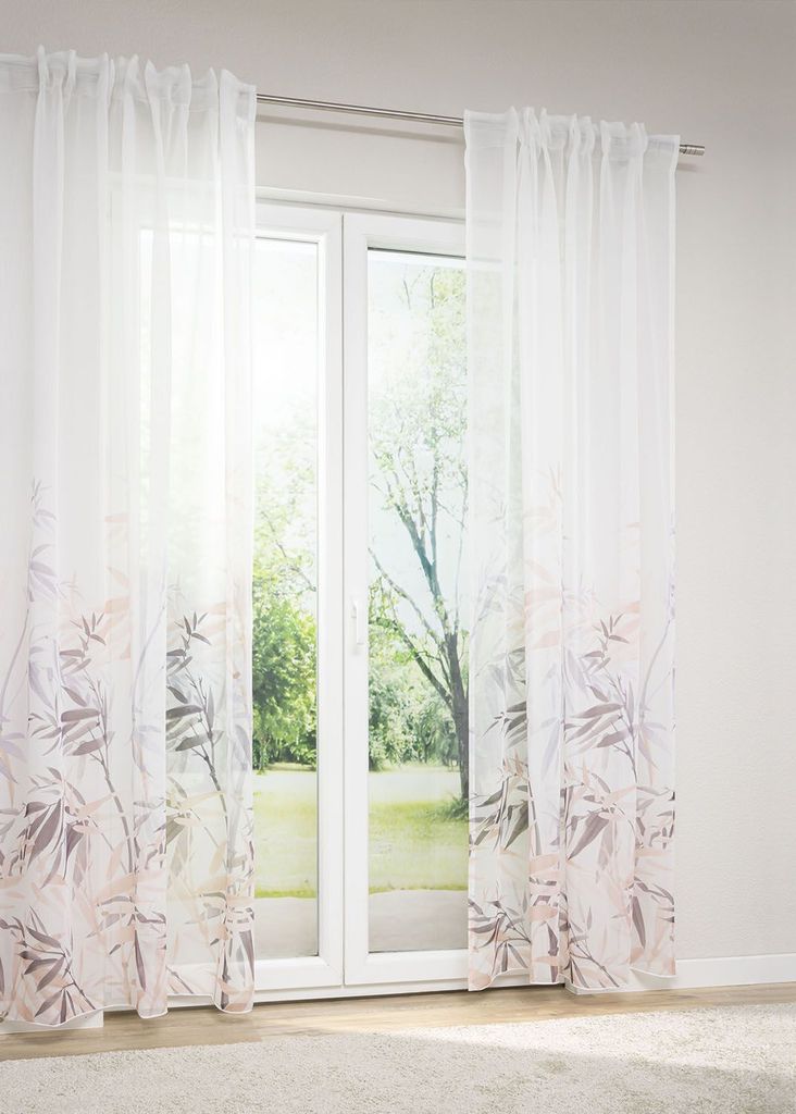 Lysel - Dekoschal Miria #1W in den Maßen (B x H): 145cm x 245cm in Rosa- Grau/rosa