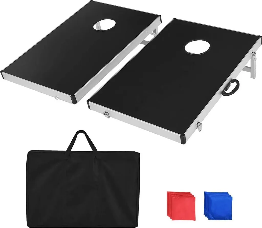 Jeu de Jardin Cornhole Portable pour Animation Anniversaire et Famille