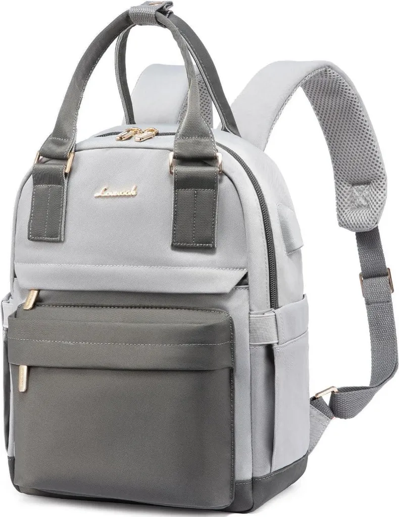 Petit sac à dos femme imperméable Mini Daypack chic en coloris Gris Bleu