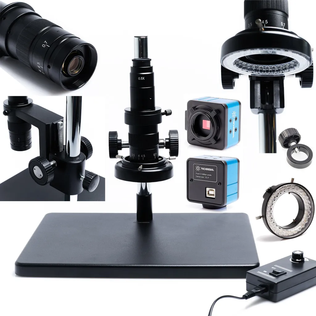 Identifiez chaque défaut avec le microscope Techrebal 10A caméra 5MP