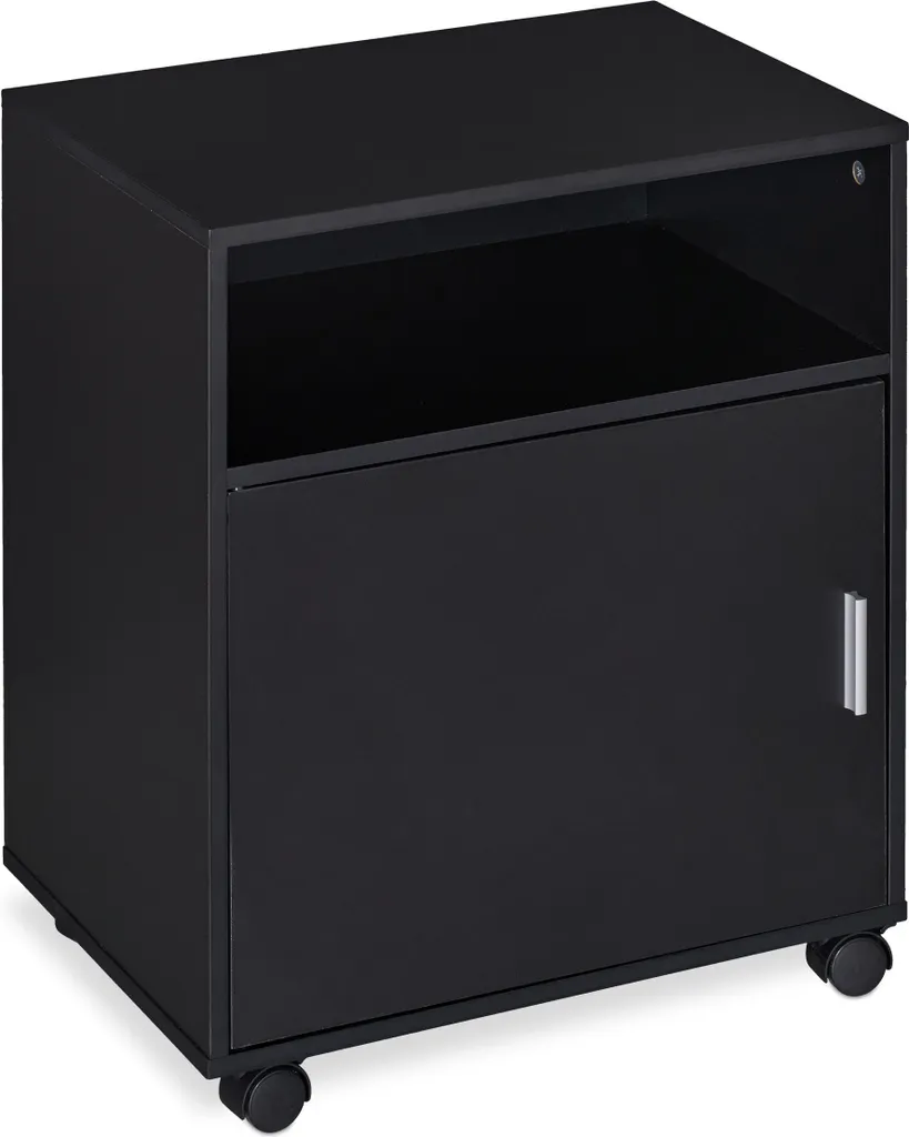 Caisson de bureau mobile 3 compartiments robuste et compact blanc - 10
