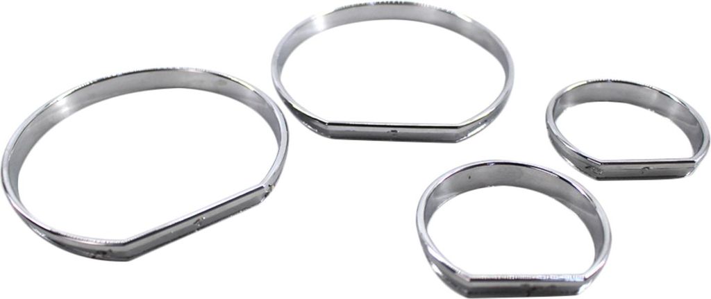Chrom-Armaturenbrett-Lünettenringe, Verkleidung, Tachorahmen, Ersatz für BMW E46 1999–2006