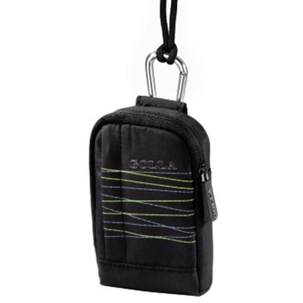 Golla "Beam 60E" Camera Bag, black, Nylon, Schwarz, 50g, 65 x 20 x 105 mm