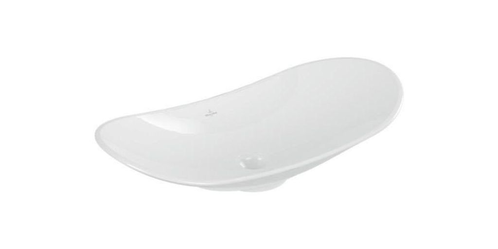 Villeroy & Boch V&B Aufsatzwaschtisch MY NATURE ohne Überlauf 810x410mm weiß