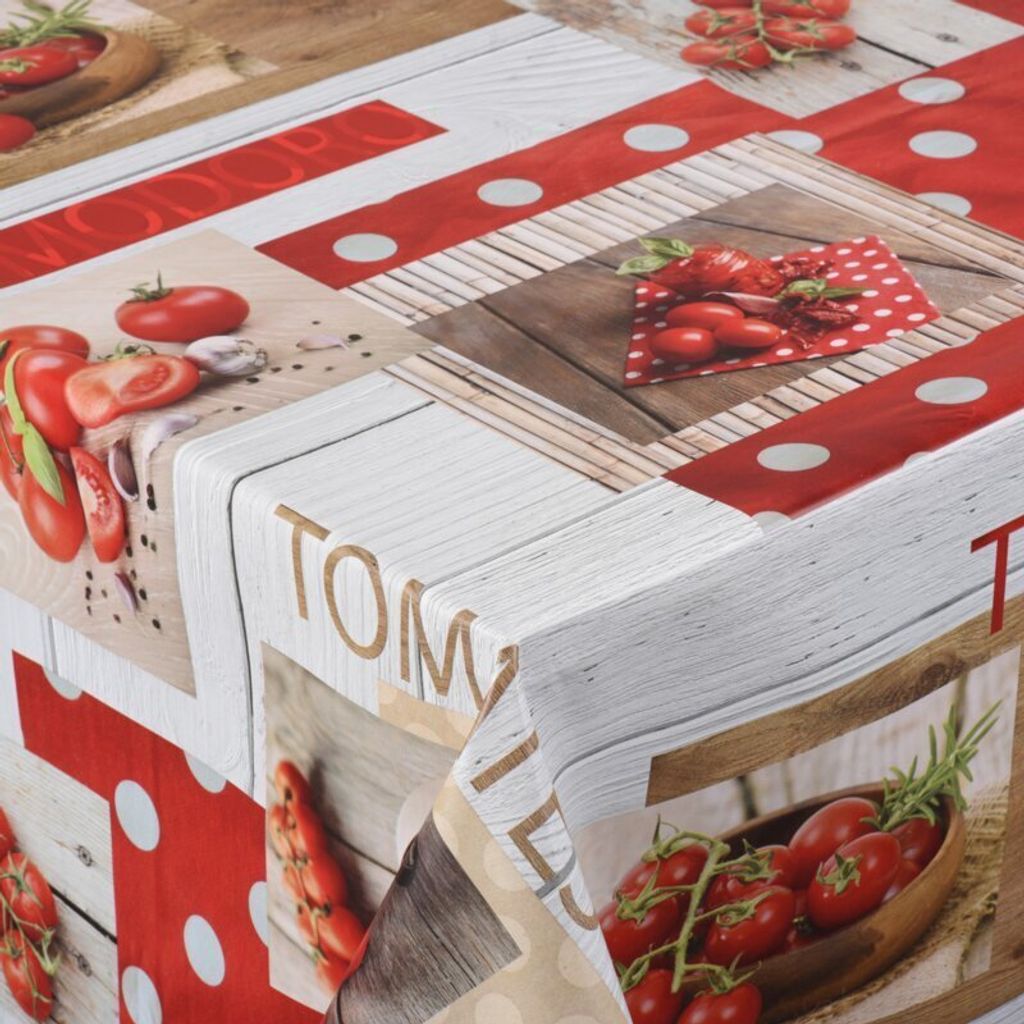 Tischdecke Red Tomato - 140x200cm, rechteckig