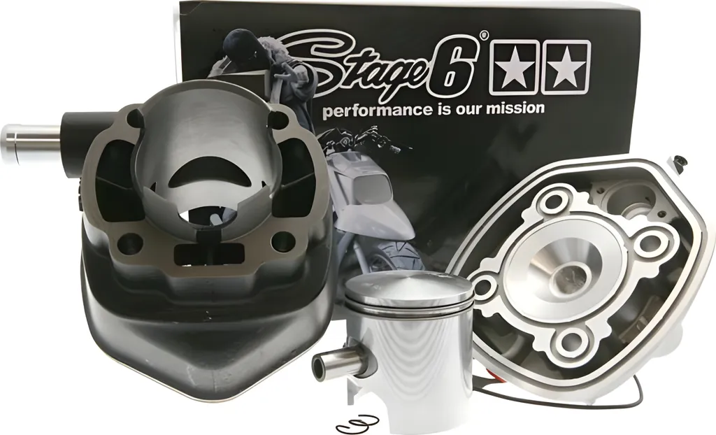 Haut moteur 70cc Stage6 Streetrace fonte pour Minarelli Horizontal LC