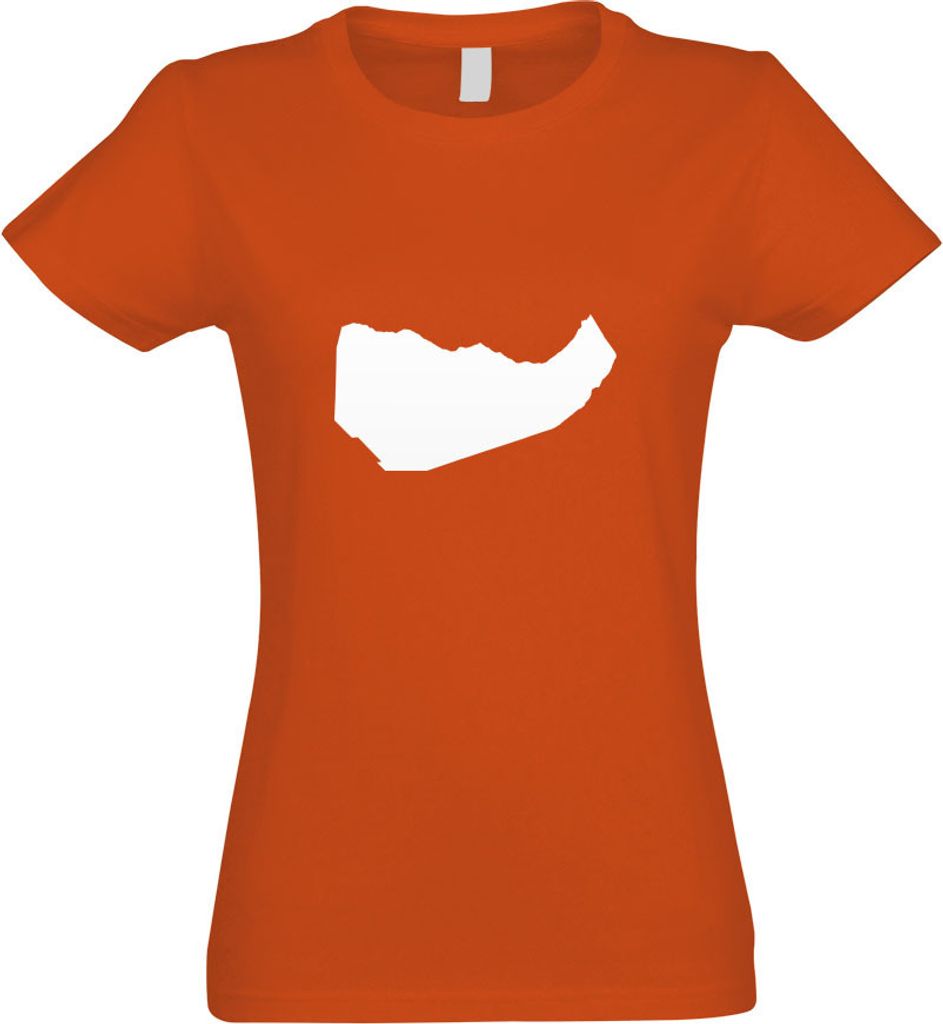 Kiwistar - T-Shirt tailliert - Damen - orange - Somaliland - Hargeysa - mit Motiv Bedruckt - Funshirt Design - Sport - Freizeit - Damen - M