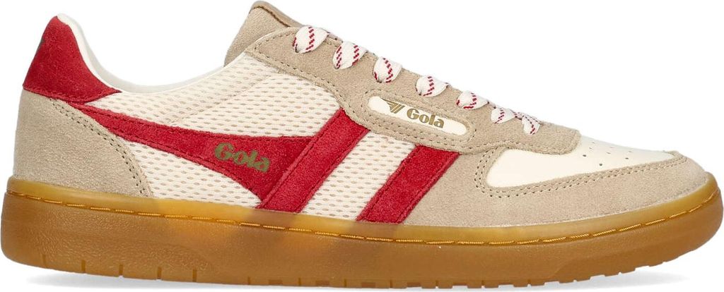 Gola Hawk 83 Off White/Bone/Deep Red/Gum Größe EU 37
