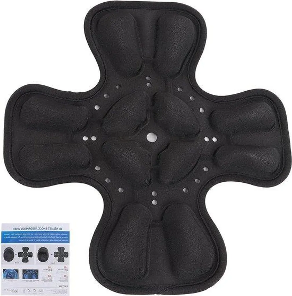 Kit Rembourrage Casque Moto Universel avec Protection de Tête Intégrale