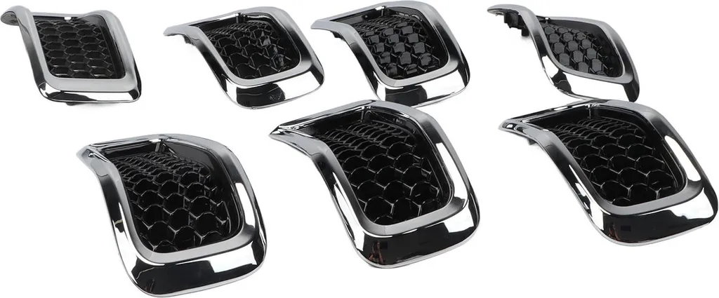 Grille de Calandre Avant 68303626AA pour Jeep Cherokee 2014-2018 (7 Pcs) - 4