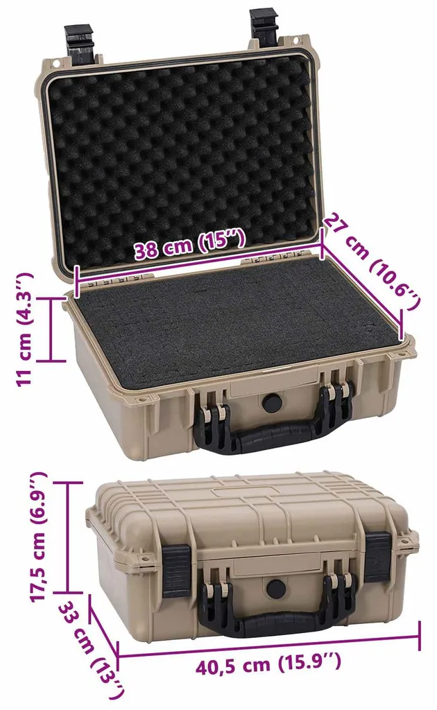 Petit bagage à main rigide Sand compact en ABS idéal pour vols courts - 8